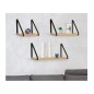 Σετ Επιτοίχια Ξύλινα Ράφια 40 x 15 x 18 cm 3 τμχ Idomya 30084305 Σετ Επιτοίχια Ξύλινα Ράφια 40 x 15 x 18 cm 3 τμχ Idomya 30084305