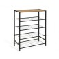 Μεταλλική Παπουτσοθήκη με 4 Ράφια Elize 63 x 30 x 80 cm Idomya 30087305