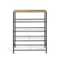 Μεταλλική Παπουτσοθήκη με 4 Ράφια Elize 63 x 30 x 80 cm Idomya 30087305