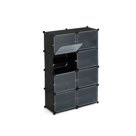 Πλαστική Παπουτσοθήκη με 8 Ράφια 83 x 32 x 122 cm Idomya 30012306