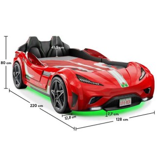 Παιδικό κρεβάτι αυτοκίνητο GTE-1370 Remote Control (0.97X1.90)