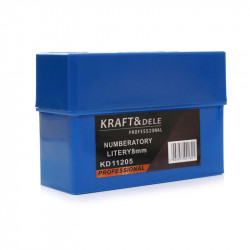 Σετ Πόντες - Χτυπητά Γράμματα 8 mm 27 τμχ Kraft&Dele KD-11205