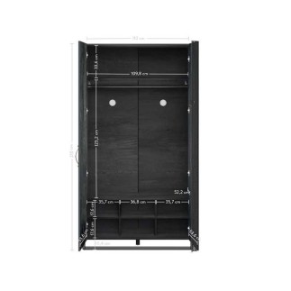 Παιδική ντουλάπα DM-1005 (1.13 x 2.10 x 65) cm