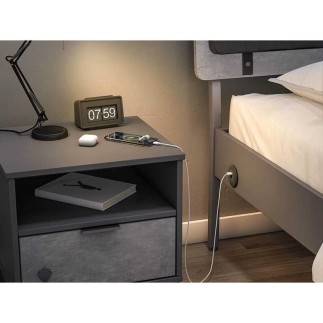 Παιδικό κρεβάτι ημίδιπλο SG-1302 USB CHARGING (1.20X2.00)