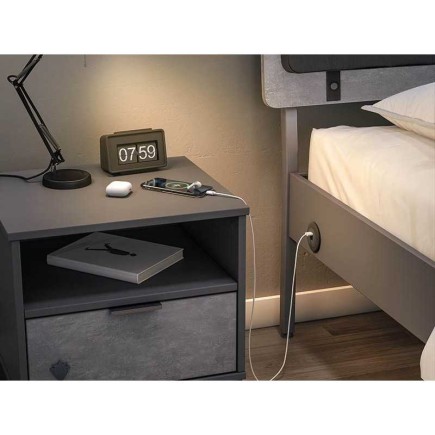 Παιδικό κρεβάτι ημίδιπλο SG-1302 USB CHARGING (1.20X2.00)