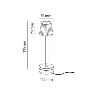 Φωτιστικό LED EMMA-V (14 x 40) cm
