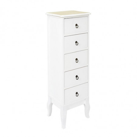 Ξύλινη Συρταριέρα με 5 Συρτάρια 34 x 30 x 100 cm Home Deco Factory HD68221