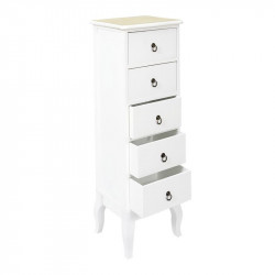 Ξύλινη Συρταριέρα με 5 Συρτάρια 34 x 30 x 100 cm Home Deco Factory HD68221