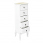Ξύλινη Συρταριέρα με 5 Συρτάρια 34 x 30 x 100 cm Home Deco Factory HD68221