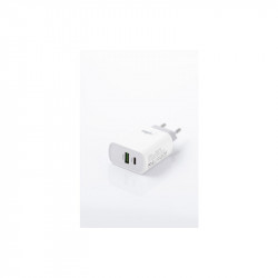 Φορτιστής με 2 Θύρες USB QC3.0+PD3.0 και Καλώδιο Lightning 18 W Callme LS13