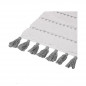 Βαμβακερό Χαλάκι Μπάνιου με Pompom 75 x 50 x 1 cm Χρώματος Γκρι 5Five Simply Smart 174631B