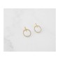 Σκουλαρίκια Alevine Jewellery Eloise με Κρύσταλλα Ζιργκόν Χρώματος Χρυσό 8720195389965