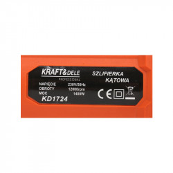 Γωνιακός Τροχός - Λειαντήρας 125 mm 1400 W Kraft&Dele KD-1724