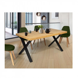 Τραπέζι Τραπεζαρίας 160 x 90 x 73 cm Mumbai Idomya 30087309+30087310