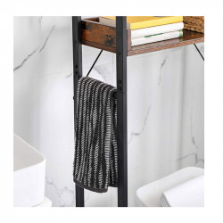 Μεταλλική Εταζέρα Μπάνιου με 3 Ράφια 63 x 25 x 165 cm VASAGLE BTS002B01V1