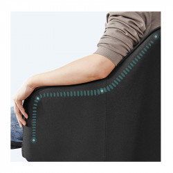 Καρέκλα Γραφείου 65 x 69 x 83-93 cm Χρώματος Μαύρο Songmics OBG019B01