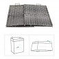 Πτυσσόμενο Καλάθι Απλύτων από Ρατάν 70 Lt 36 x 33 x 60 cm Χρώματος Γκρι Songmics LCB370G01 Πτυσσόμενο Καλάθι Απλύτων από Ρατάν 70 Lt 36 x 33 x 60 cm Χρώματος Γκρι Songmics LCB370G01