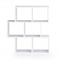 Ξύλινη Βιβλιοθήκη με 6 Ράφια 85 x 22 x 76 cm ModernHome WYJ-212