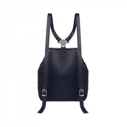 Γυναικεία Τσάντα Πλάτης Χρώματος Μαύρο - Navy Beverly Hills 711 657BHP0814