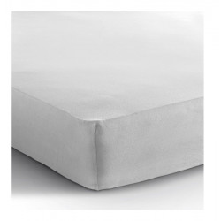 King Size Σεντόνι Jersey με Λάστιχο 190 x 200 x 30 cm Χρώματος Λευκό Dreamhouse 8717703801170