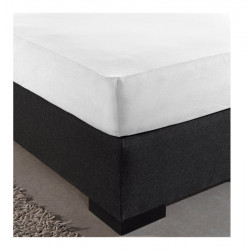 King Size Σεντόνι Jersey με Λάστιχο 190 x 200 x 30 cm Χρώματος Λευκό Dreamhouse 8717703801170