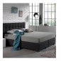 Μονό Σεντόνι Dubbel Jersey με Λάστιχο 80 x 220 x 30 cm Χρώματος Γκρι Dreamhouse 8717703801781