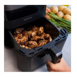 Ψηφιακή Φριτέζα Αέρος Χωρίς Λάδι 6 Lt 1300 W Χρώματος Μαύρο Cecofry Experience Window 6000 Cecotec CEC-04340