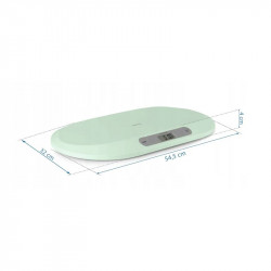 Ψηφιακή Βρεφική Ζυγαριά 20 Kg Χρώματος Πράσινο Berdsen BW-145