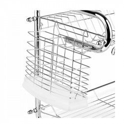 Διώροφη Μεταλλική Πιατοθήκη Στεγνωτήριο 56.5 x 25 x 34.5 cm Tadar Epsilon 5907558724691
