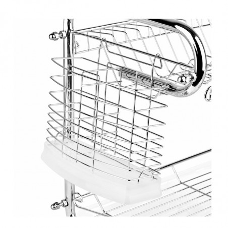 Διώροφη Μεταλλική Πιατοθήκη Στεγνωτήριο 56.5 x 25 x 34.5 cm Tadar Epsilon 5907558724691