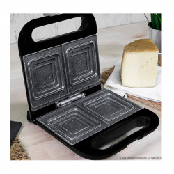 Τοστιέρα - Σαντουιτσιέρα 750 W Rock'n Toast Sandwich Squared Cecotec CEC-03054