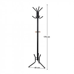 Μεταλλικός Καλόγερος 49 x 176 cm Songmics RCR17B