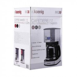 Καφετιέρα Φίλτρου 1.8 Lt Χρώματος Κόκκινο H.Koenig MG-30