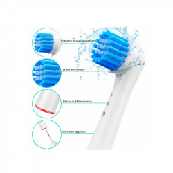 Συμβατά Ανταλλακτικά Βουρτσάκια με Μαλακές Τρίχες για Ηλεκτρικές Οδοντόβουρτσες 4 τμχ MWS19994