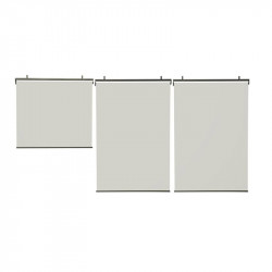 Σετ Ρόλερ Ολικής Συσκότισης Blackout 120 x 225 cm 3 τμχ Χρώματος Εκρού Inkazen 30060161