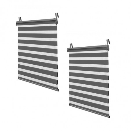 Σετ Ρόλερ Ριγέ 120 x 220 cm 2 τμχ Zebra Inkazen 40031407