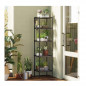 Μεταλλική Ραφιέρα με 5 Ράφια 30 x 30 x 123.5 cm Songmics LGR23BK