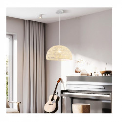 Κρεμαστό Μεταλλικό Φωτιστικό Οροφής E27 40 W Costway EU10089EU-BE