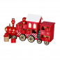 Χριστουγεννιάτικο Ξύλινο Advent Calendar Τρένο 41 x 20 x 11 cm Bakaji 02831543