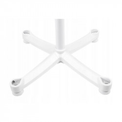 Μεταλλικός Καλόγερος 48 x 180 cm Χρώματος Λευκό ModernHome YLT-0610-White