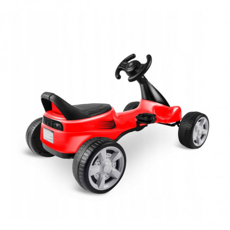 Παιδικό Αυτοκινητάκι Go Kart με Πεντάλ Ricokids RK-595-Red