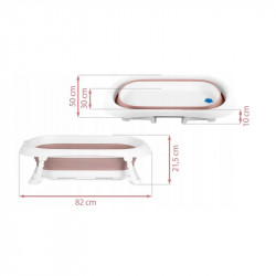 Πτυσσόμενη Μπανιέρα Μωρού 82 x 30 x 21.5 cm Ricokids RK-281-WP