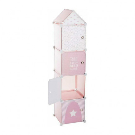 Σύστημα Αποθήκευσης Παιχνιδιών 34 x 32 x 140 cm 4 τμχ Atmosphera 127161A