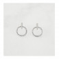 Σκουλαρίκια Alevine Jewellery Eloise με Κρύσταλλα Ζιργκόν Χρώματος Ασημί 8720195389972