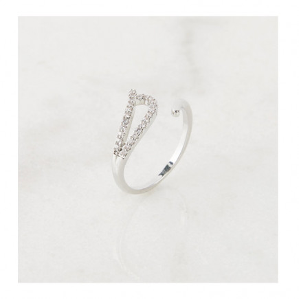 Δαχτυλίδι Alevine Jewellery Lea με Πέτρες Ζιργκόν 8720604880052