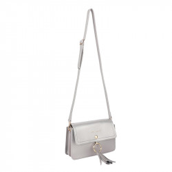 Γυναικεία Τσάντα Ώμου Χρώματος Ασημί Laura Ashley Monza v2 651LAS1719