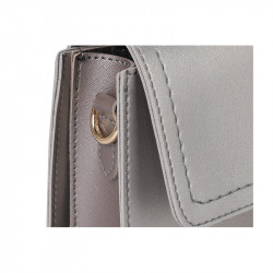 Γυναικεία Τσάντα Ώμου Χρώματος Ασημί Laura Ashley Monza v2 651LAS1719