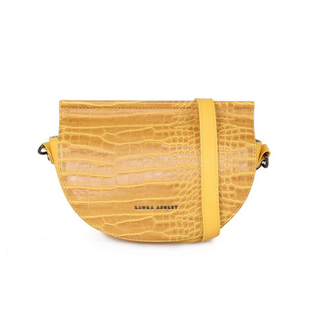 Γυναικεία Τσάντα Ώμου Χρώματος Κίτρινο Laura Ashley Tarlton - Croco 651LAS1765