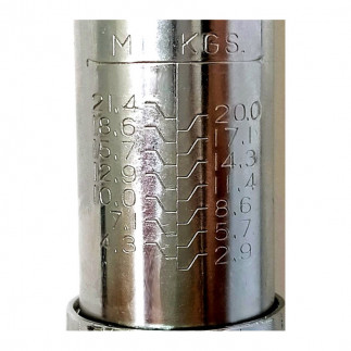 Δυναμόκλειδο 1/2" με Εύρος Ροπής 28 - 210 Nm και 3 Καρυδάκια TAGRED TA4081