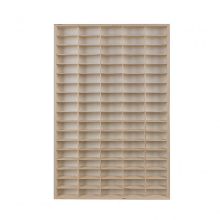 Ξύλινο Ράφι για Αυτοκινητάκια 90 Θέσεων 50 x 4.5 x 78.5 cm Kruzzel 21997